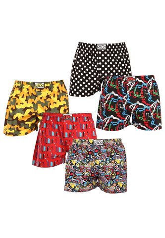 5PACK pánské trenky Styx art klasická guma vícebarevné (5A1174909) XXL