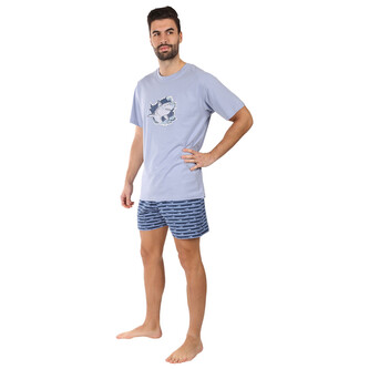 Pánské pyžamo Gino vícebarevné (79170-LBMMGM) 3XL