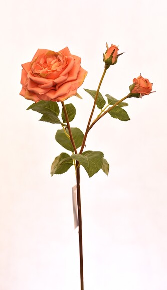 Květina UH růže oranžová 52 cm