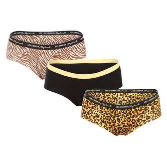 3PACK dámské kalhotky Lee Cooper vícebarevné (PO41123) M