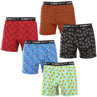 5PACK pánské trenky Lee Cooper vícebarevné (5xPO38811/1) 3XL