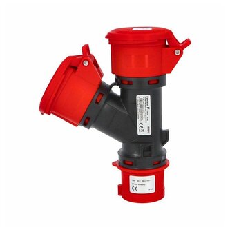 Rozbočovač (adaptér) 15001 IP54 400V/16A/4P 6h, 2 vývody - SpeedPRO