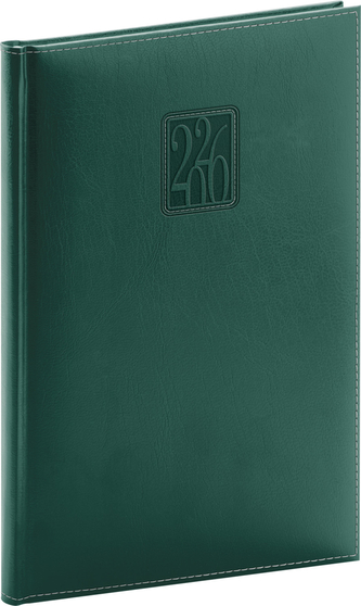 Diář 2026: Panama - zelený, týdenní, 15 x 21 cm