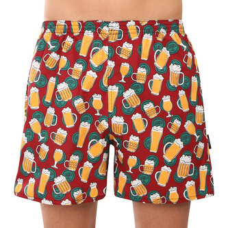 Pánské domácí trenky s kapsami Styx pivo (D1855) S