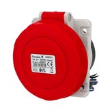 Zásuvka vestavná 24M331 IP66-67/400V/16A/5P 6h, šikmá 10°, mikrospínač - SpeedPRO