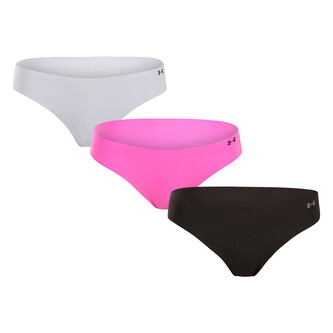 3PACK dámská tanga Under Armour vícebarevná (1383893 652) L