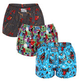 3PACK dámské trenky Styx art klasická guma vícebarevné (3K14125) M