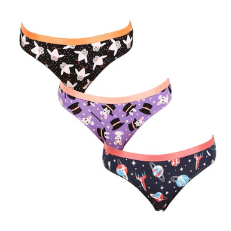 3PACK veselé dámské kalhotky Dedoles (GMFB03920251) L