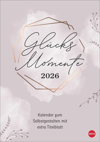 Kreativkalender Glücksmomente A4 2026