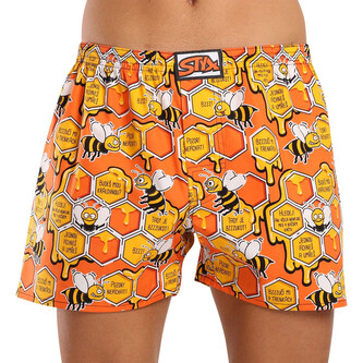 Pánské trenky Styx art klasická guma nadrozměr včelky (E1654) 4XL Pánské trenky Styx art klasická guma nadrozměr včelky (E1654) 4XL