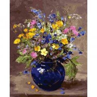 Malowanie po numerach - Bukiet Kwiatów 40x50cm