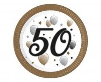 Talerzyki papierowe 23cm 8szt