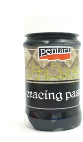 Pasta 3D do spękań czarna 100ml. Pentart