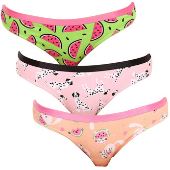 3PACK veselé dámské kalhotky Dedoles (GMFB13174836) L