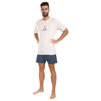 Pánské pyžamo Gino vícebarevné (79172-LGBDZM) XL