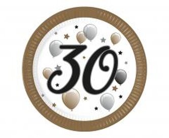 Talerzyki papierowe 23cm 8szt