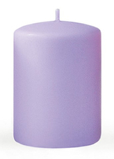 Świeca CLASSIC CANDLES Walec duży 7xh17,5cm fioletowa parafinowa