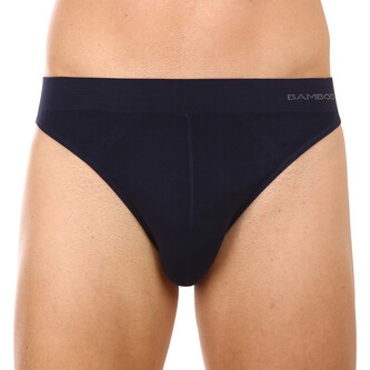 Pánské slipy Gino bambusové modré (50004) L