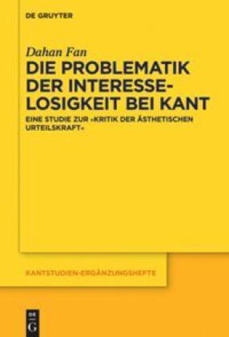Die Problematik der Interesselosigkeit bei Kant