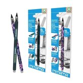 Nekonečná tužka s gumou, růžová, s víčkem, MITAMA 62980-90164