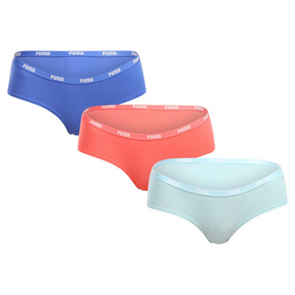 3PACK dámské kalhotky Puma vícebarevné (503007001 008) S