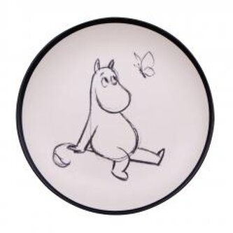 Talerz Muminki z melaminy 21cm