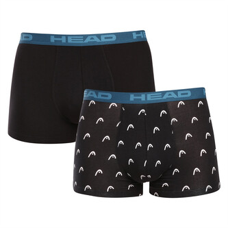 2PACK pánské boxerky HEAD černé (701232014 001) L