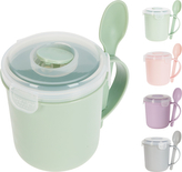 KUBEK DO ZUPY Z ŁYŻKĄ 4 RODZAJE