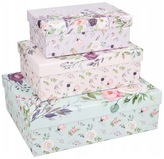 Zestaw pudełko prezentowe 3 szt., róże, Incood