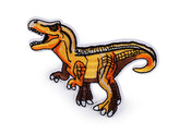 Nažehlovačka dinosaurus - 10 ks - 1 oranžovožlutá