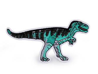 Nažehlovačka dinosaurus - 10 ks - 2 zelený tyrkys