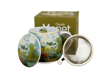 Porcelánový hrnek soudek byliňák - THE GARDEN AT ARGENTEUIL, 430 ml Porcelánový hrnek soudek byliňák - THE GARDEN AT ARGENTEUIL, 430 ml