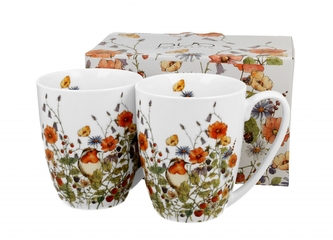 Sada 2ks porcelánových hrnků WILD BIRD, 360 ml Sada 2ks porcelánových hrnků WILD BIRD, 360 ml