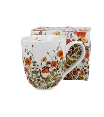 Porcelánový hrnek XXL WILD BIRD 1000 ml v dárkové krabičce