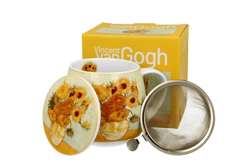Porcelánový hrnek soudek byliňák - SUNFLOWERS, 430 ml Porcelánový hrnek soudek byliňák - SUNFLOWERS, 430 ml