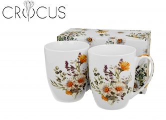Sada 2ks porcelánových hrnků DAISY, 360 ml Sada 2ks porcelánových hrnků DAISY, 360 ml