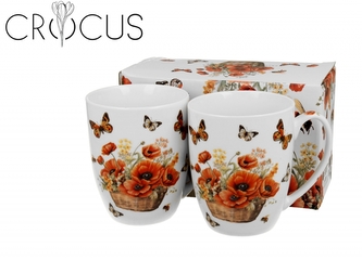Sada 2ks porcelánových hrnků MAKI, 360 ml Sada 2ks porcelánových hrnků MAKI, 360 ml