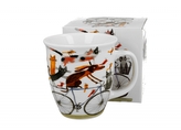 Porcelánový hrnek PSÍ SVĚT - PES NA KOLE 650 ml v krabičce