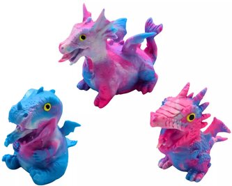 Barevný mačkací drak – antistresový parťák pro děti i dospělé