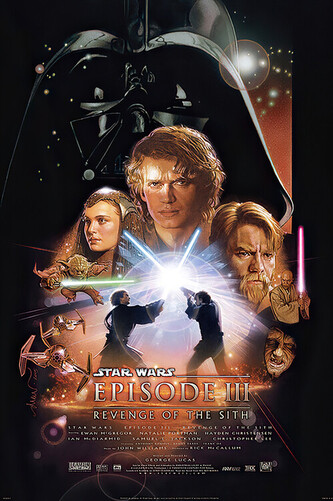 Plakát, Obraz - Star Wars: Episode III - Revenge of the Sith, 61 × 91.5 cm