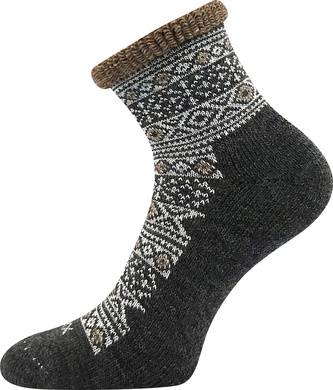 VoXX® ponožky Alesund tm.šedá melé 35-38 (23-25) 1 pár