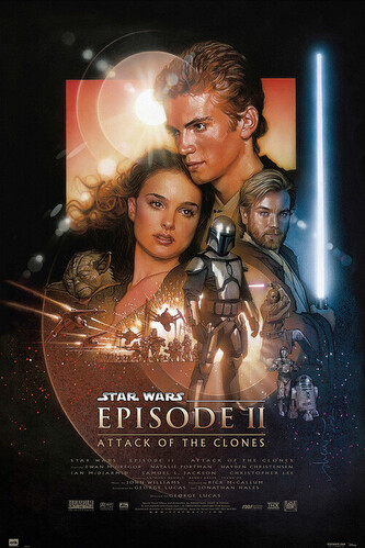 Plakát, Obraz - Star Wars: Episode II - Attack of the Clones, 61 × 91.5 cm