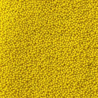 Cukrové perličky 2mm žluté 1kg - I LOVE CAKES