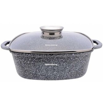 Pekáč se skleněnou poklicí Klausberg 26x26cm, 5,5l