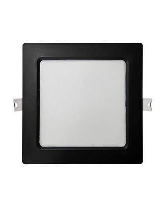 Q-59M LED panel 12W 1200lm 4000K černý - čtvercový přisazený Qtec