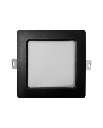 Q-58M LED panel 6W 660lm 4000K černý - čtvercový přisazený Qtec
