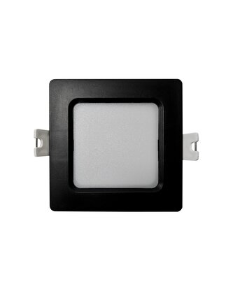 Q-57M LED panel 3W 330lm 4000K černý - čtvercový přisazený Qtec
