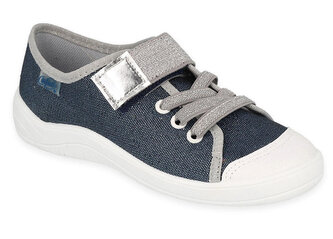 251Y195 31 - dívčí tenisky Befado 1 SZ šedomodré 251Y195_33