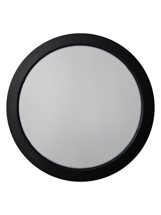 Q-56M LED panel 24W 2640lm 4000K černý - kruhový přisazený Qtec