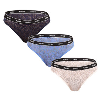 3PACK dámské kalhotky HUGO vícebarevné (50535254 961) M